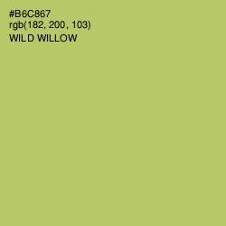 #B6C867 - Wild Willow Color Image